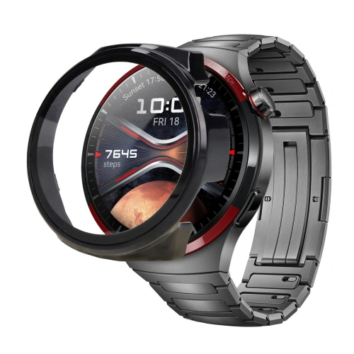 Kup Bizon Case+Glass Óra Huawei Watch 4 Pro Space Edition fekete - BIZ6024 - {ean13} - Sklep Home Screen