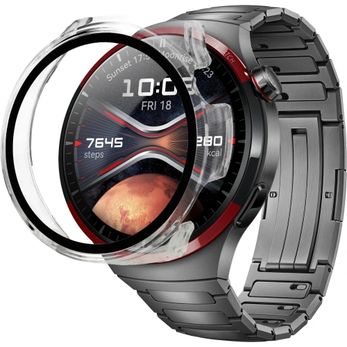 Kup Bizon Case+Glass Óra Huawei Watch 4 Pro Space Edition átlátszó - BIZ6025 - {ean13} - Sklep Home Screen