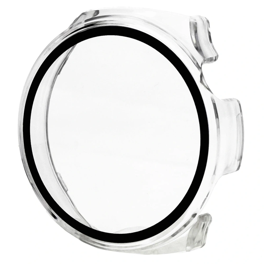 Etui ze szkłem do zegarka Bizon Case+Glass Watch do Huawei Watch 4 Pro Space Edition przezroczyste