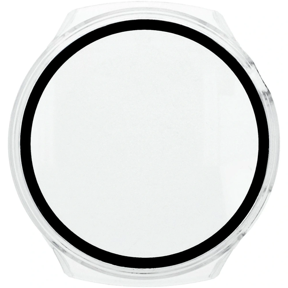 Etui ze szkłem do zegarka Bizon Case+Glass Watch do Huawei Watch 4 Pro Space Edition przezroczyste