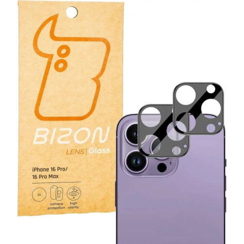 Buy Bizon Glass Lens Apple iPhone 16 Pro / 16 Pro Max [2 PACK] - BIZ6026 - {ean13} - Home Screen Store Europe