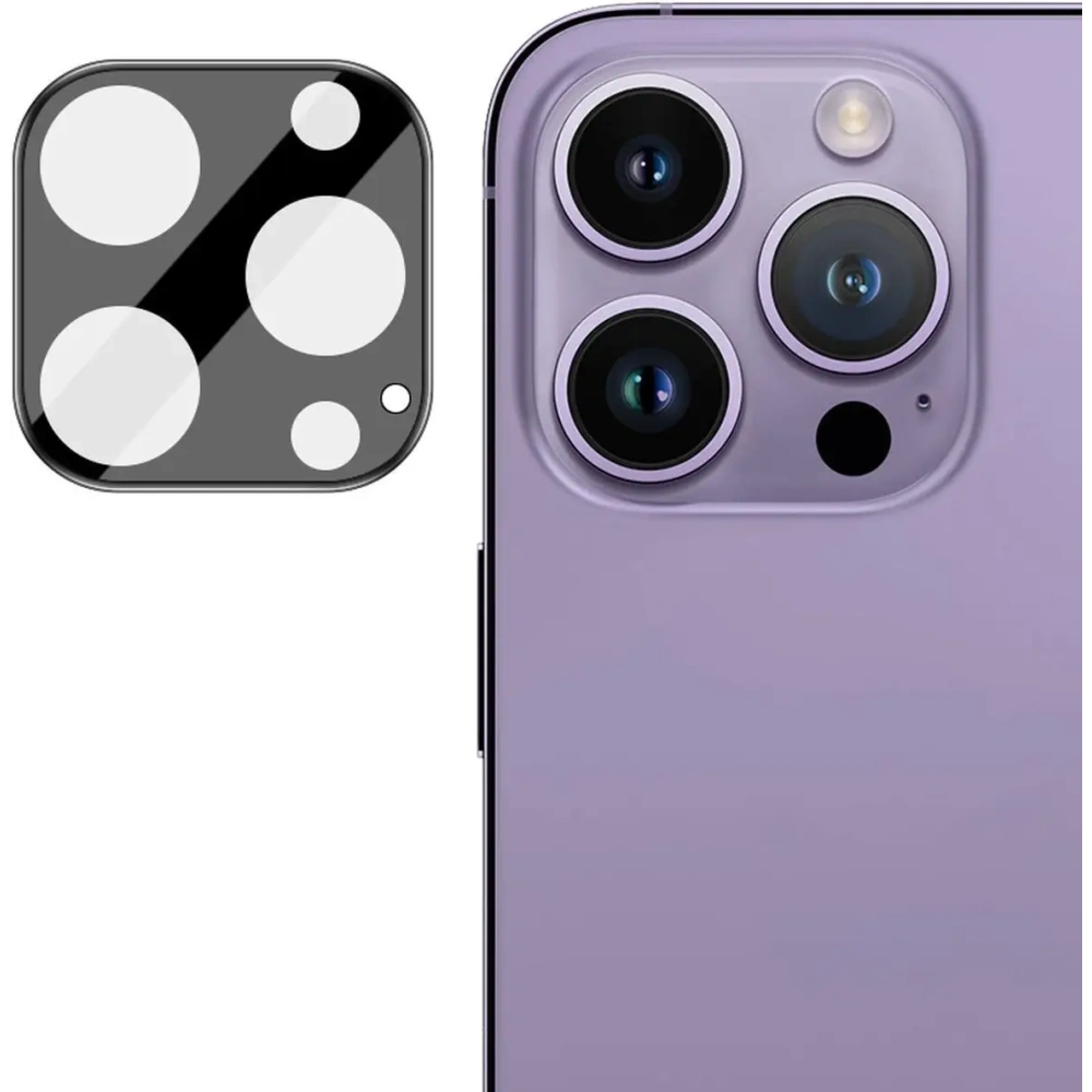 Szkło na aparat Bizon Glass Lens do Apple iPhone 16 Pro / 16 Pro Max [2 PACK]