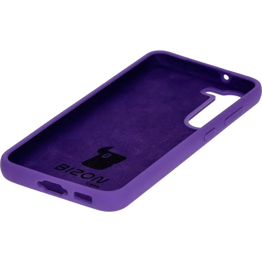 Silikonowe etui Bizon Soft Case do Samsung Galaxy S23 fioletowe