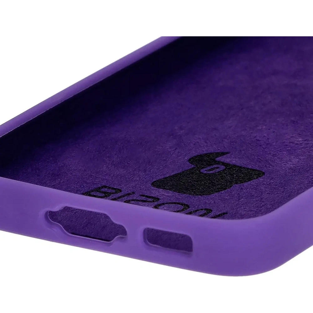 Silikonowe etui Bizon Soft Case do Samsung Galaxy S23 fioletowe