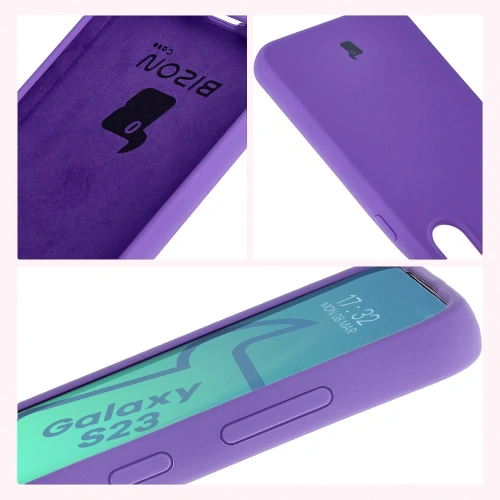 Kup Silikonowe etui Bizon Soft Case do Samsung Galaxy S23 fioletowe - BIZ5820 - {ean13} - Sklep Home Screen