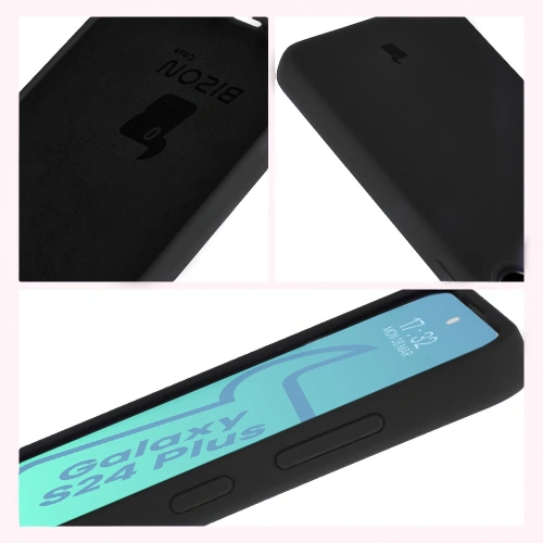Kup Silikonowe etui Bizon Soft Case do Samsung Galaxy S24 Plus czarne - BIZ6030 - {ean13} - Sklep Home Screen