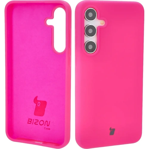Kup Silikonowe etui Bizon Soft Case do Samsung Galaxy S24 Plus neonowo-różowe - BIZ6031 - {ean13} - Sklep Home Screen