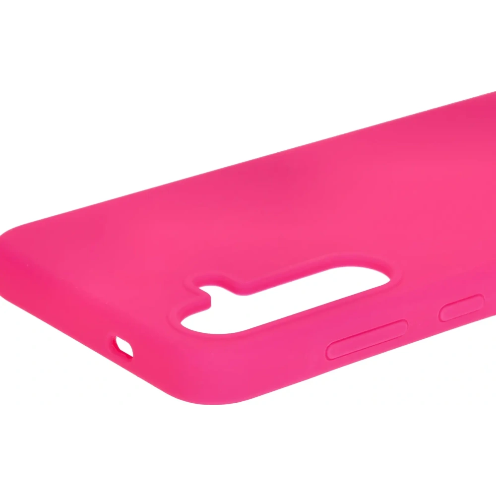 Silikonowe etui Bizon Soft Case do Samsung Galaxy S24 Plus neonowo-różowe