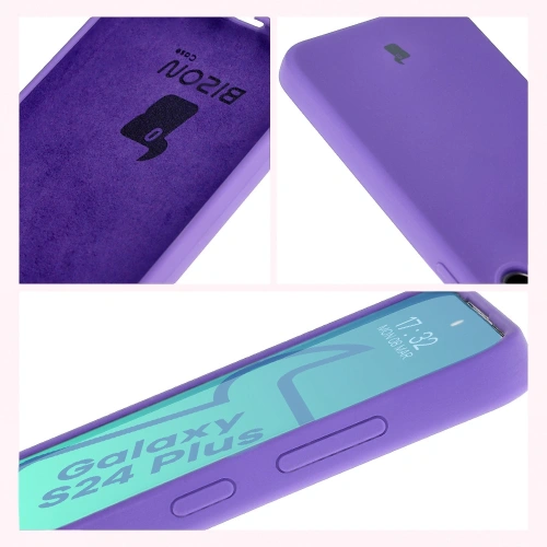 Kup Bizon Soft Case Samsung Galaxy S24 Plus violet - BIZ5823 - {ean13} - Sklep Home Screen