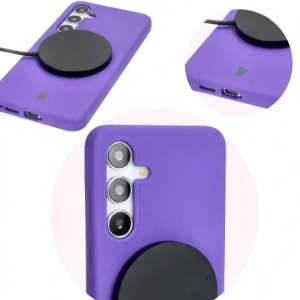 Kup Silikonowe etui Bizon Soft Case do Samsung Galaxy S24 Plus fioletowe - BIZ5823 - {ean13} - Sklep Home Screen
