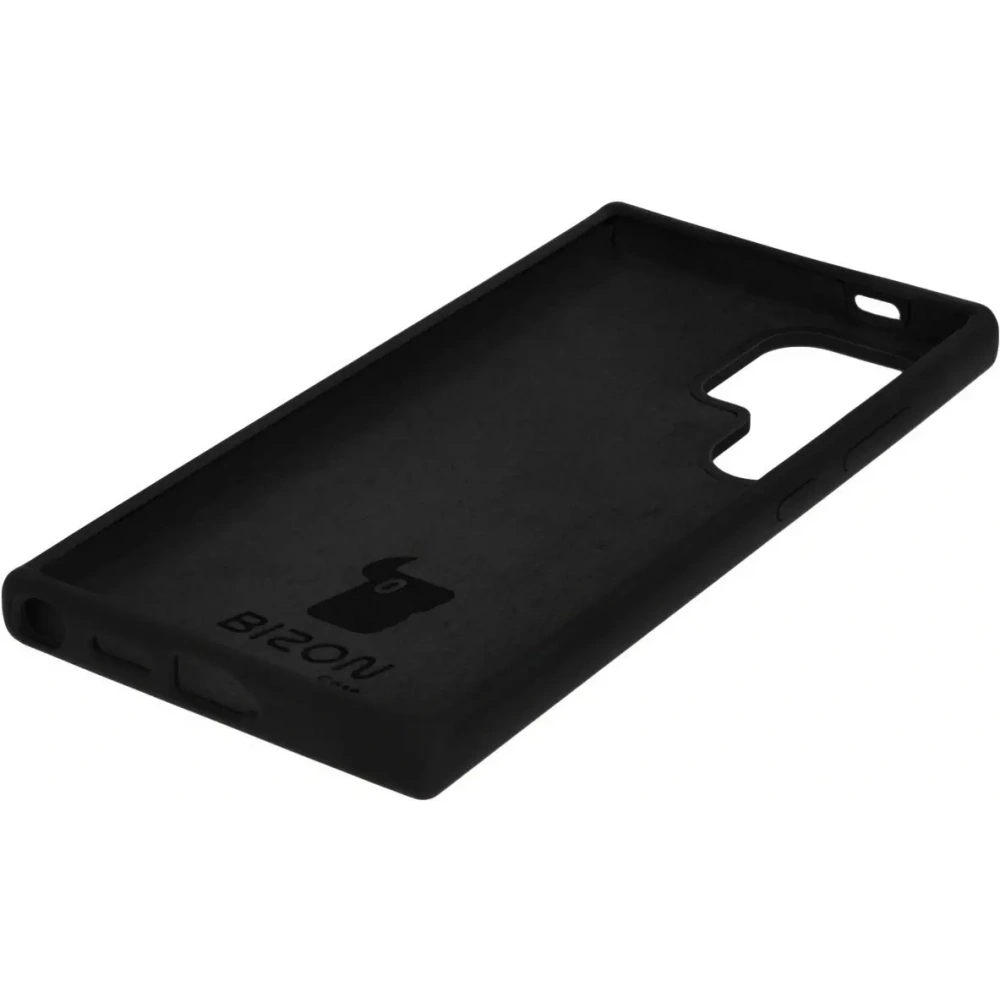 Silikonowe etui Bizon Soft Case do Samsung Galaxy S24 Ultra czarne