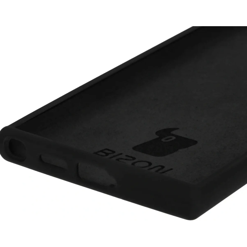 Silikonowe etui Bizon Soft Case do Samsung Galaxy S24 Ultra czarne