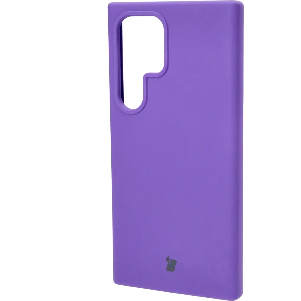 Silikonowe etui Bizon Soft Case do Samsung Galaxy S24 Ultra fioletowe