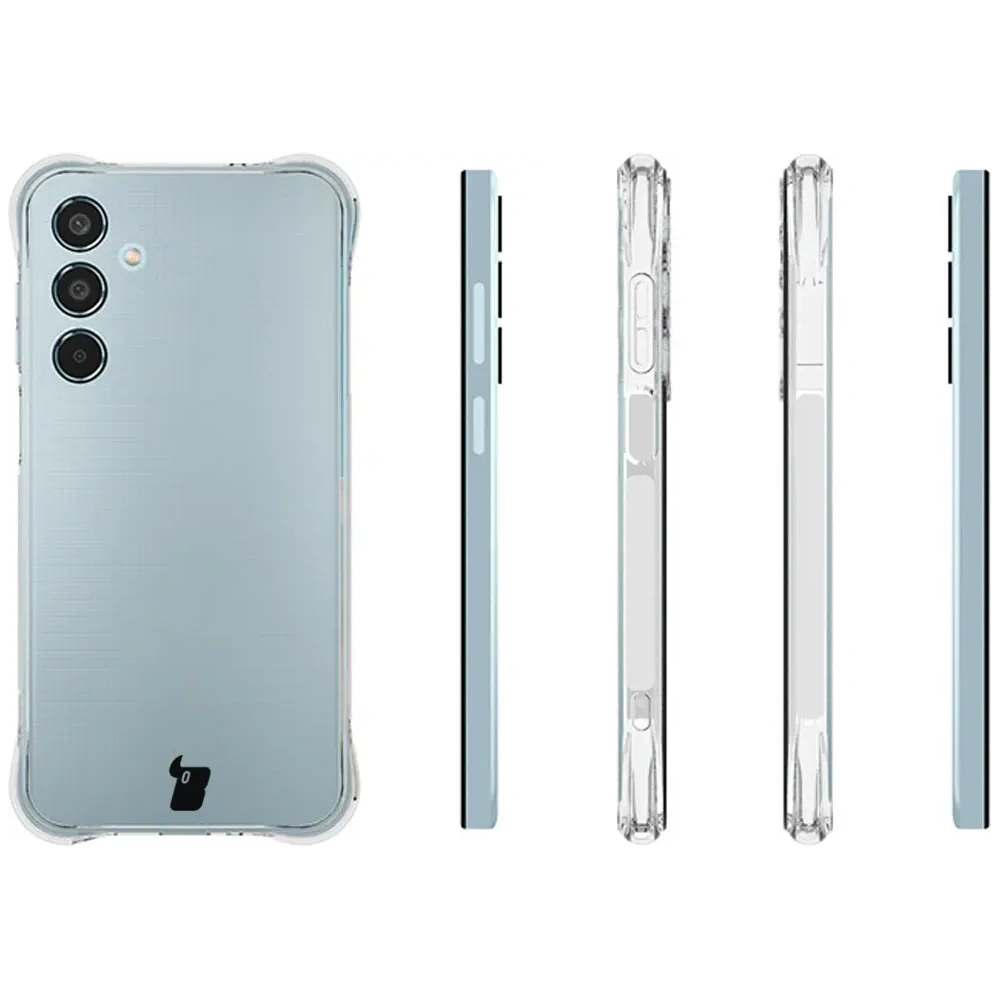 Elastyczne etui Bizon Case Salpa do Samsung Galaxy M35 5G przezroczyste
