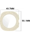 Buy Bizon Case+Glass Watch Samsung Galaxy Watch Ultra 47 mm beige - BIZ6036 - {ean13} - Home Screen Store Europe