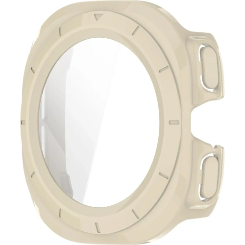 Kup Bizon Case+Glass Uhr Samsung Galaxy Watch Ultra 47 mm beige - BIZ6036 - {ean13} - Sklep Home Screen
