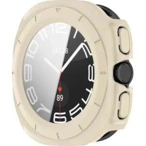 Kup Etui se sklem na hodinky Bizon Case+Glass Watch pro Samsung Galaxy Watch Ultra 47 mm béžové - BIZ6036 - {ean13} - Sklep Home Screen