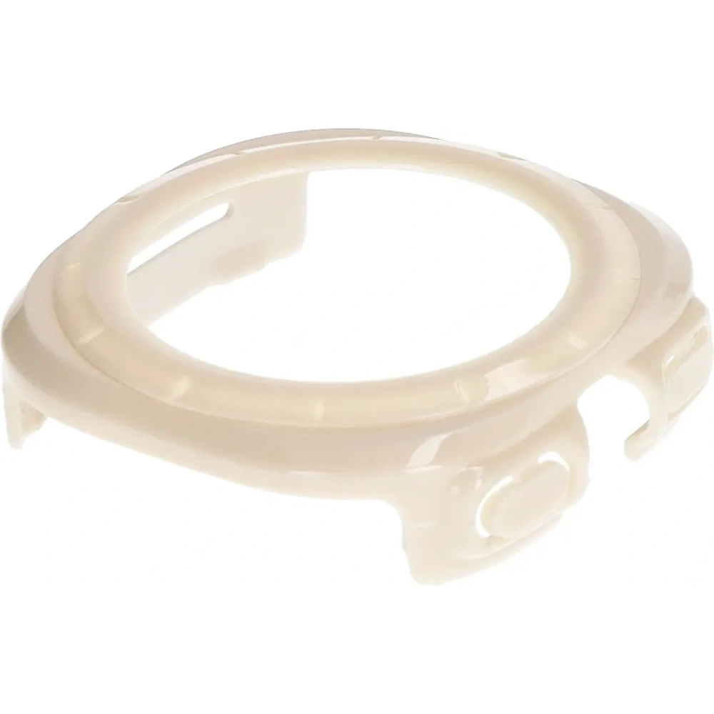 Etui ze szkłem do zegarka Bizon Case+Glass Watch do Samsung Galaxy Watch Ultra 47 mm beżowe