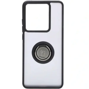 Kup Etui z uchwytem na palec Bizon Case Hybrid Ring do Motorola Edge 50 Pro przydymione z czarną ramką - BIZ6038 - {ean13} - Sklep Home Screen