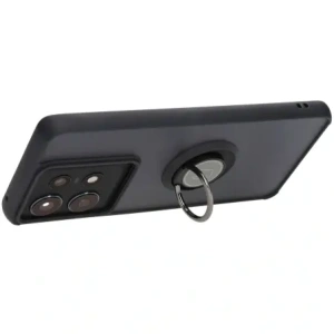Kup Caz Hybrid Bizon Ring Motorola Edge 50 Pro fumuriu cu un cadru negru - BIZ6038 - {ean13} - Sklep Home Screen