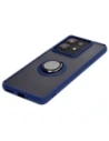 Kup Etui z uchwytem na palec Bizon Case Hybrid Ring do Motorola Edge 50 Pro przydymione z granatową ramką - BIZ5832 - {ean13} - Sklep Home Screen