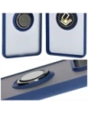 Kup Etui z uchwytem na palec Bizon Case Hybrid Ring do Motorola Edge 50 Pro przydymione z granatową ramką - BIZ5832 - {ean13} - Sklep Home Screen