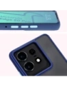 Kup Etui z uchwytem na palec Bizon Case Hybrid Ring do Motorola Edge 50 Pro przydymione z granatową ramką - BIZ5832 - {ean13} - Sklep Home Screen