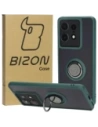 Kup Bizon Case Hybrid Ring Motorola Edge 50 Pro fumuriu cu un cadru verde închis - BIZ5833 - {ean13} - Sklep Home Screen