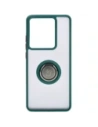 Kup Bizon Case Hybrid Ring Motorola Edge 50 Pro fumuriu cu un cadru verde închis - BIZ5833 - {ean13} - Sklep Home Screen