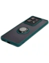 Kup Etui z uchwytem na palec Bizon Case Hybrid Ring do Motorola Edge 50 Pro przydymione z ciemnozieloną ramką - BIZ5833 - {ean13} - Sklep Home Screen