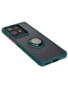 Kup Etui z uchwytem na palec Bizon Case Hybrid Ring do Motorola Edge 50 Pro przydymione z ciemnozieloną ramką - BIZ5833 - {ean13} - Sklep Home Screen
