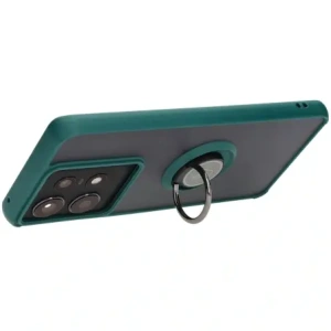 Kup Bizon Case Hybrid Ring Motorola Edge 50 Pro fumuriu cu un cadru verde închis - BIZ5833 - {ean13} - Sklep Home Screen