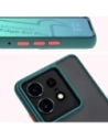 Kup Etui z uchwytem na palec Bizon Case Hybrid Ring do Motorola Edge 50 Pro przydymione z ciemnozieloną ramką - BIZ5833 - {ean13} - Sklep Home Screen