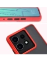 Buy Bizon Case Hybrid Ring Motorola Edge 50 Pro smoky with a red frame - BIZ5834 - {ean13} - Home Screen Store Europe