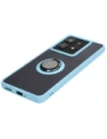 Kup Pouzdro s úchytem na prst Bizon Case Hybrid Ring pro Motorola Edge 50 Pro kouřové s světle modrým rámečkem - BIZ6042 - {ean13} - Sklep Home Screen