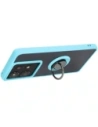 Kup Etui z uchwytem na palec Bizon Case Hybrid Ring do Motorola Edge 50 Pro przydymione z jasnoniebieską ramką - BIZ6042 - {ean13} - Sklep Home Screen