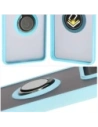 Kup Etui z uchwytem na palec Bizon Case Hybrid Ring do Motorola Edge 50 Pro przydymione z jasnoniebieską ramką - BIZ6042 - {ean13} - Sklep Home Screen