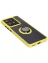 Kup Etui z uchwytem na palec Bizon Case Hybrid Ring do Motorola Edge 50 Pro przydymione z żółtą ramką - BIZ5839 - {ean13} - Sklep Home Screen