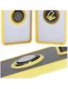 Kup Etui z uchwytem na palec Bizon Case Hybrid Ring do Motorola Edge 50 Pro przydymione z żółtą ramką - BIZ5839 - {ean13} - Sklep Home Screen