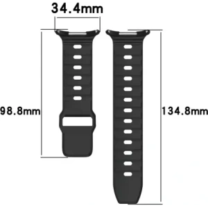 Kup Bizon Strap Óra Szilikon Samsung Galaxy Óra Ultra 47 mm fekete - BIZ5840 - {ean13} - Sklep Home Screen