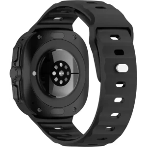 Kup Bizon Strap Óra Szilikon Samsung Galaxy Óra Ultra 47 mm fekete - BIZ5840 - {ean13} - Sklep Home Screen