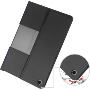 Etui z klapką Bizon Case Tab Croc do Lenovo Tab Plus 11.5" 2024 granatowe
