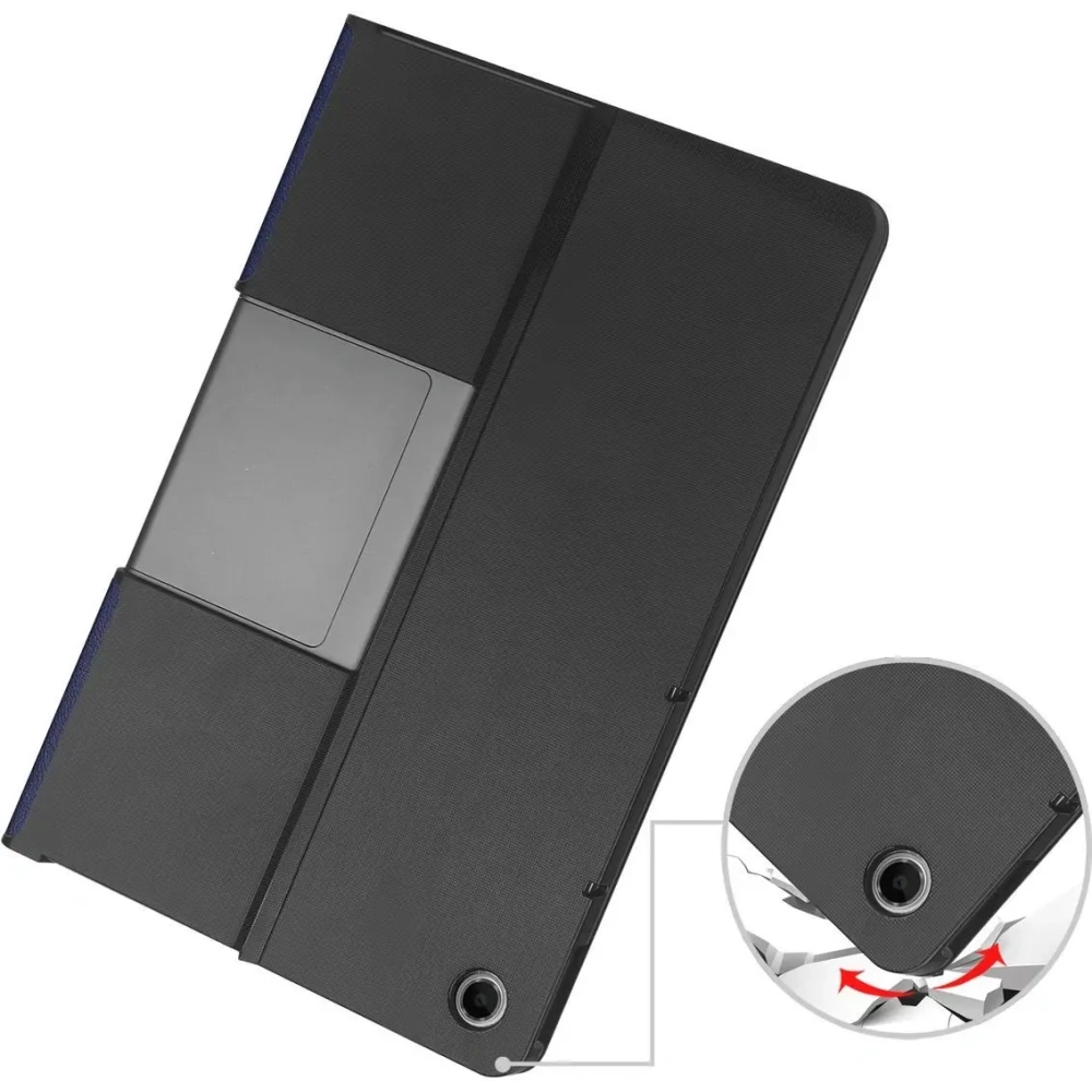 Etui z klapką Bizon Case Tab Croc do Lenovo Tab Plus 11.5" 2024 granatowe