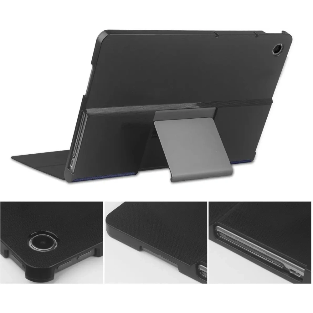 Etui z klapką Bizon Case Tab Croc do Lenovo Tab Plus 11.5" 2024 granatowe