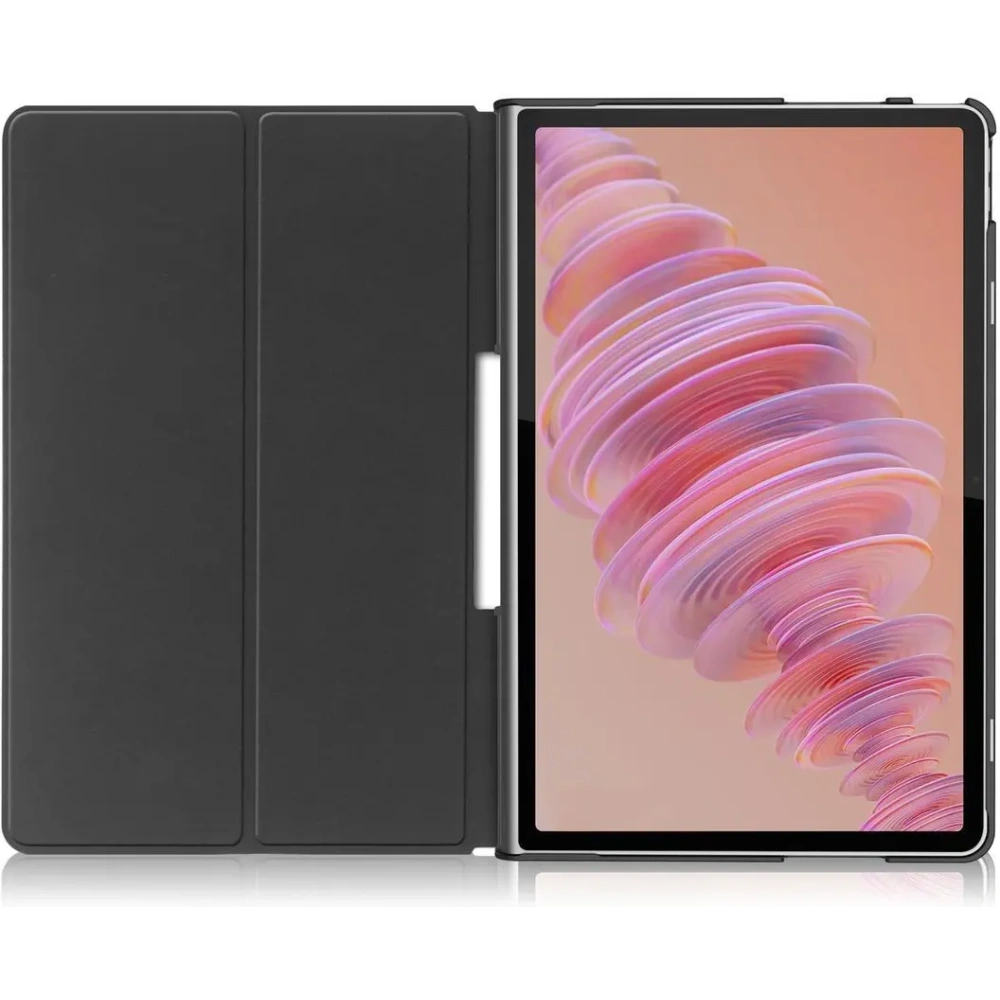 Etui z klapką Bizon Case Tab Croc do Lenovo Tab Plus 11.5" 2024 granatowe