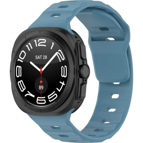 Kup Bizon Strap Uhr Silikon Samsung Galaxy Uhr Ultra 47 mm blau - BIZ5844 - {ean13} - Sklep Home Screen