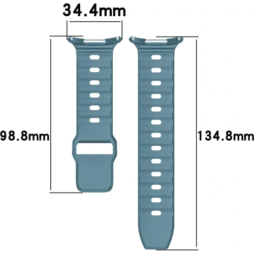 Kup Bizon Strap Uhr Silikon Samsung Galaxy Uhr Ultra 47 mm blau - BIZ5844 - {ean13} - Sklep Home Screen