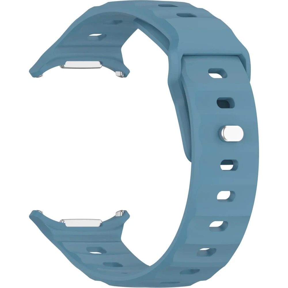 Silikonowy pasek Bizon Strap Watch Silicone do Samsung Galaxy Watch Ultra 47 mm niebieski