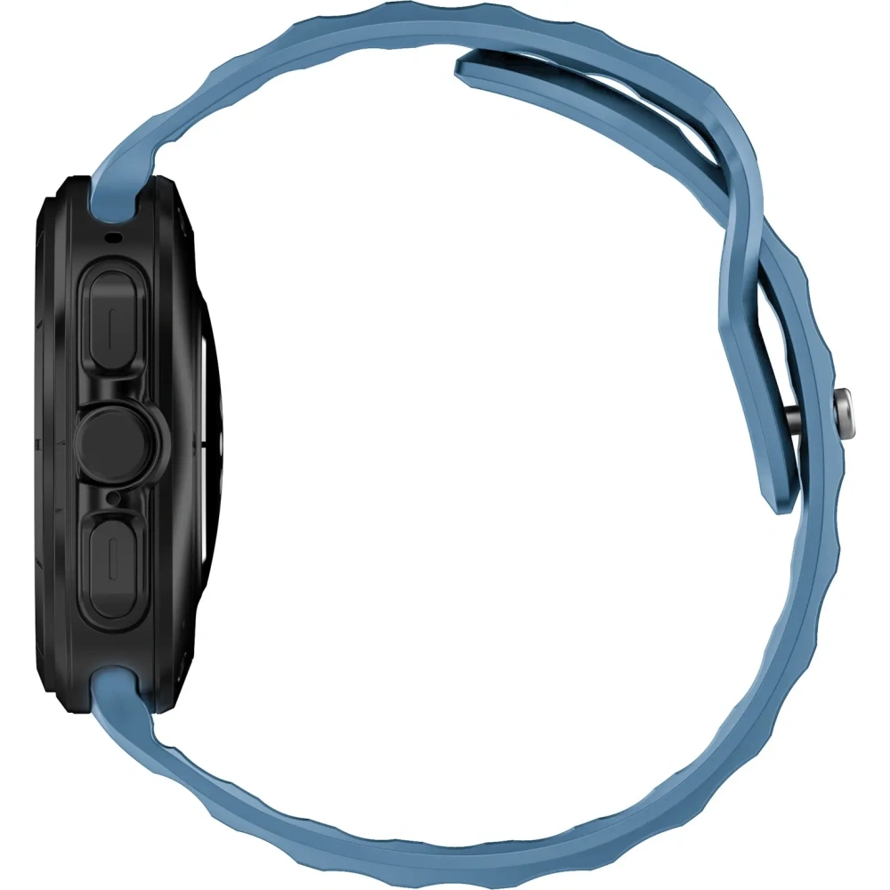 Silikonowy pasek Bizon Strap Watch Silicone do Samsung Galaxy Watch Ultra 47 mm niebieski