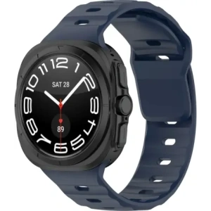 Kup Bizon Strap Uhr Silikon Samsung Galaxy Uhr Ultra 47 mm navy blau - BIZ6049 - {ean13} - Sklep Home Screen